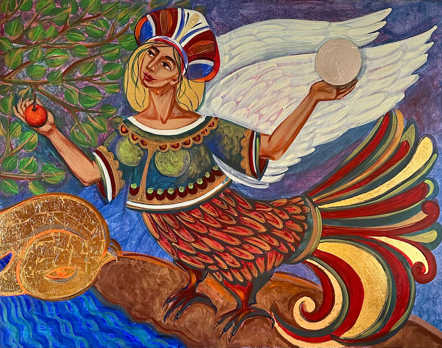 New Triptych — “The Golden Boat of Life”