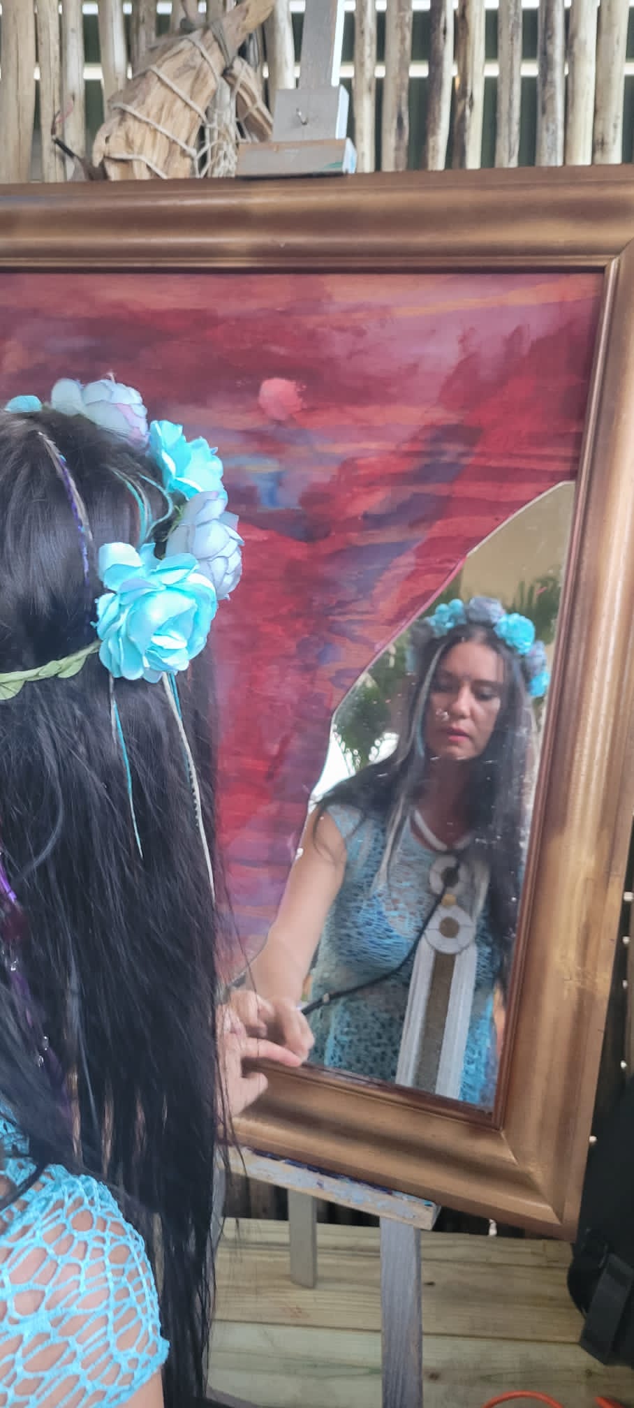 Mirrored - Gaze Of Red Tara.