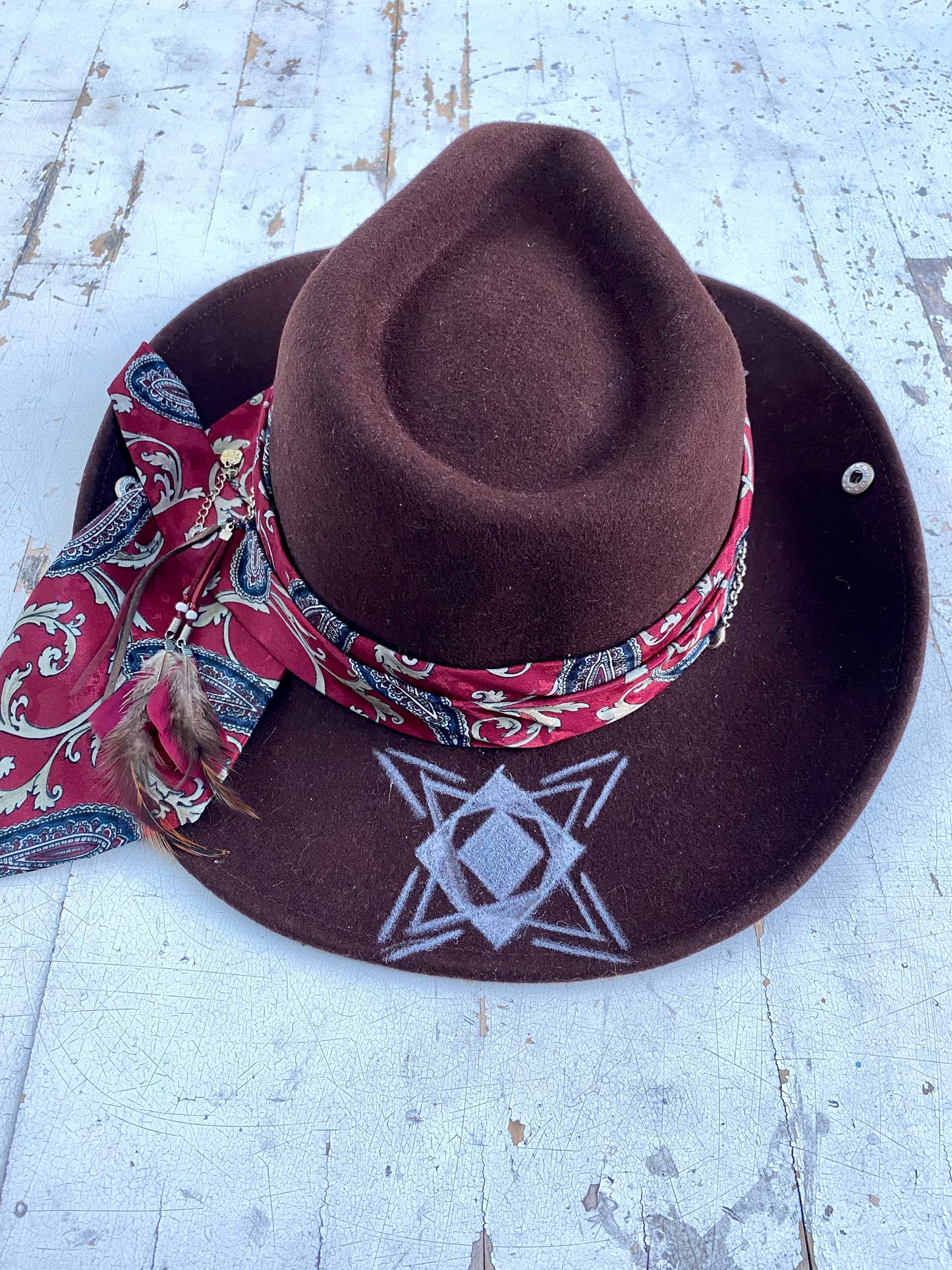 Protection Eyes. Royal hat