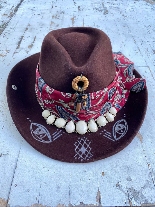 Protection Eyes. Royal hat