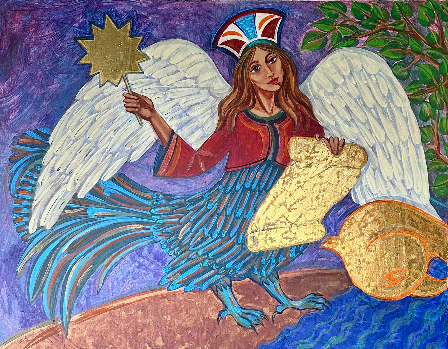 New Triptych — “The Golden Boat of Life”