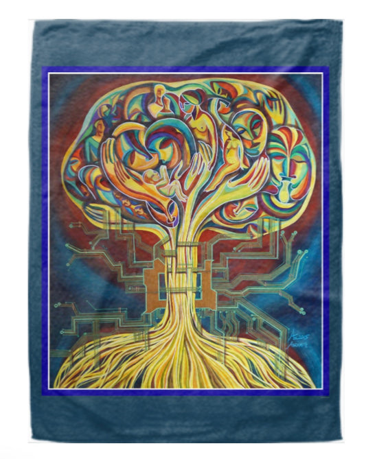 Ultra Soft art blanket - “ Placenta - Braces”