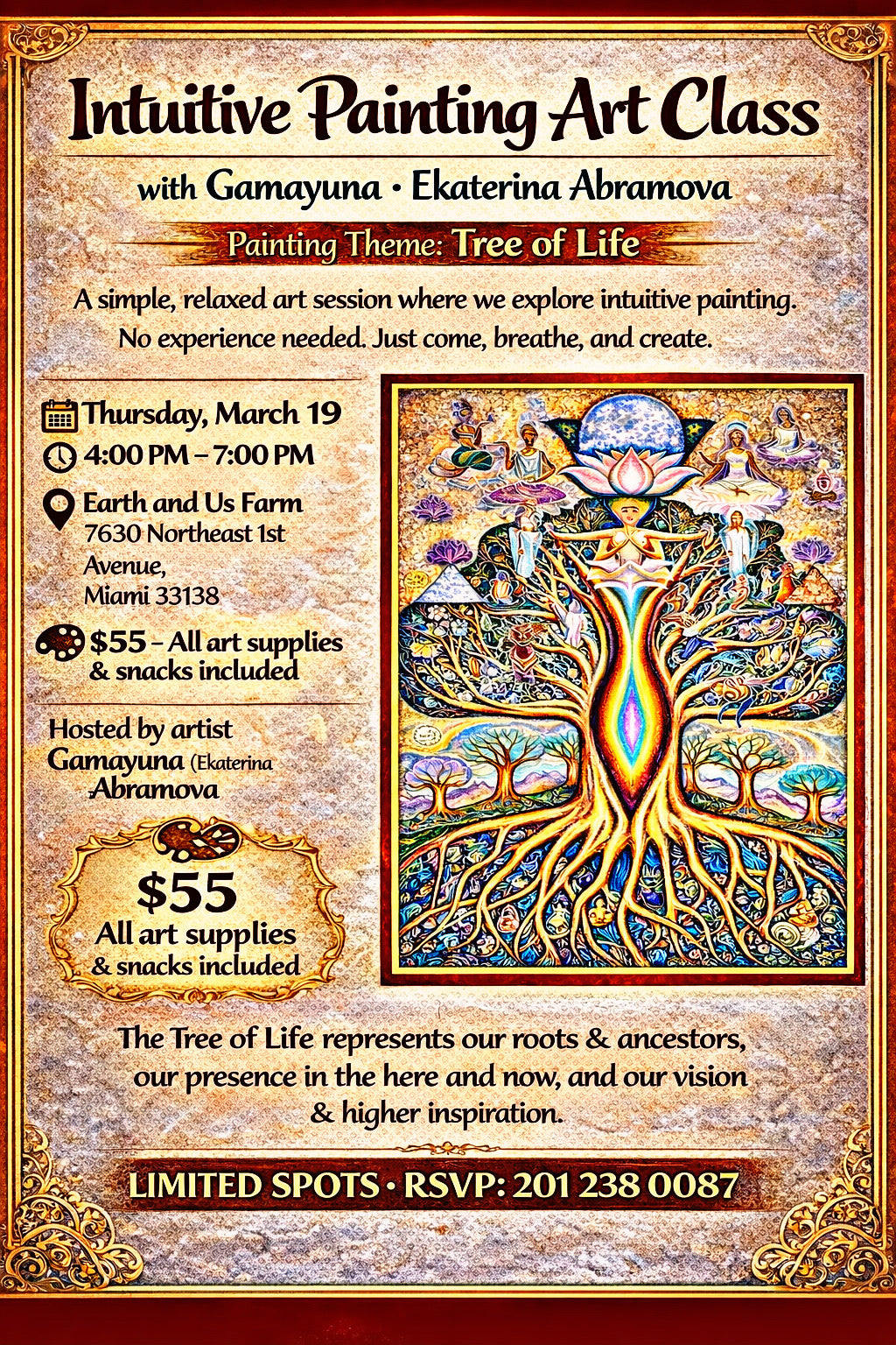 INTUITIVE PAINTING · TREE OF LIFE