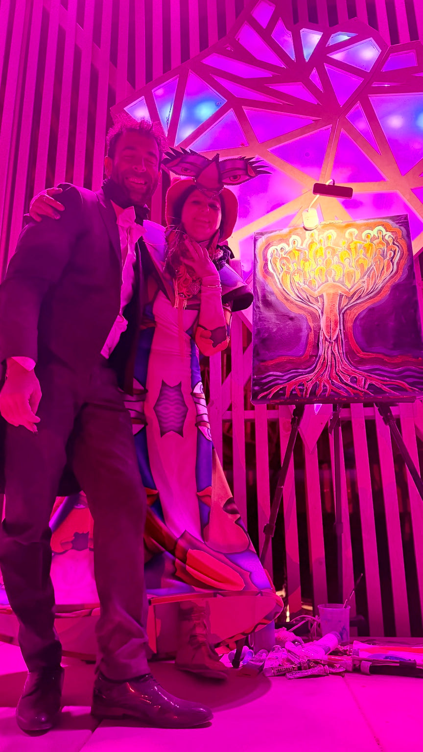 Gamayuna with Symphony Tree at Burning Man 2026