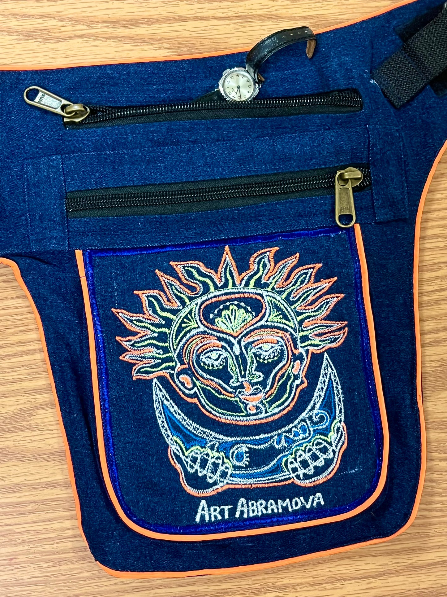 Denim Fest Belt The Dance of the Sun & the Moon