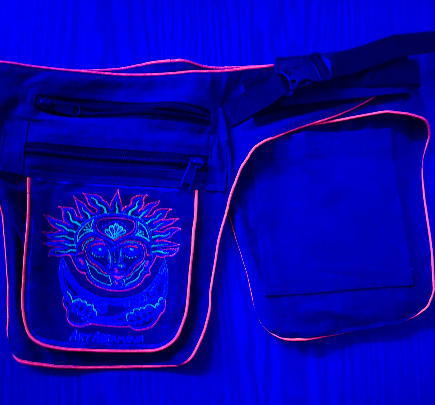 Denim Fest Belt The Dance of the Sun & the Moon