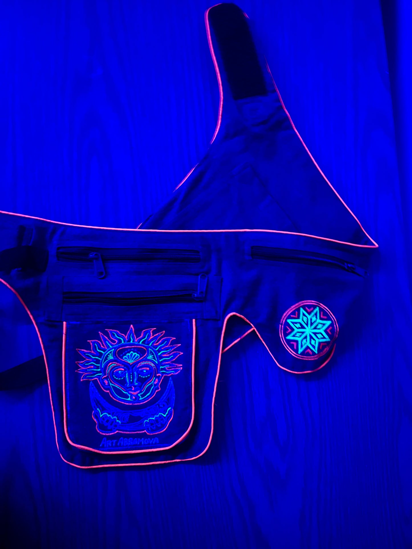 Denim Fest Belt The Dance of the Sun & the Moon