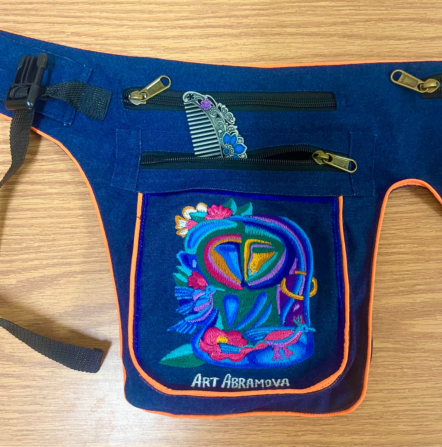 Denim Fest Belt-Blossoming Love