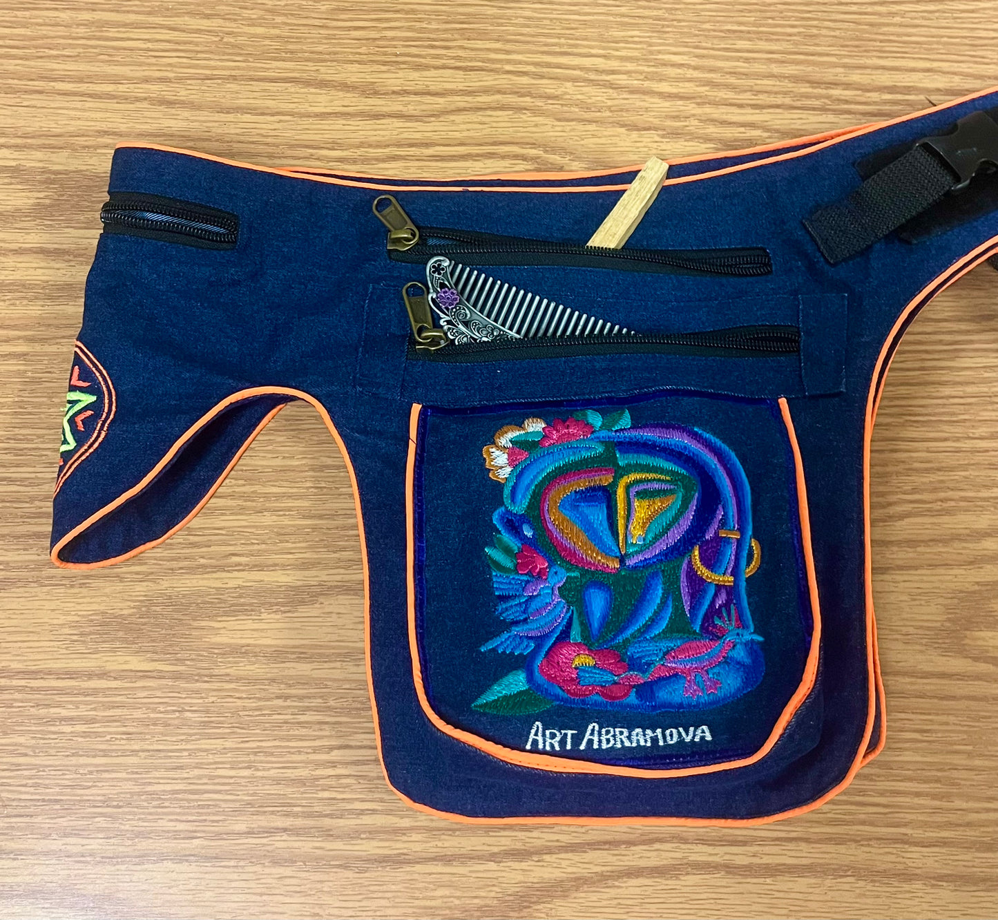 Denim Fest Belt-Blossoming Love