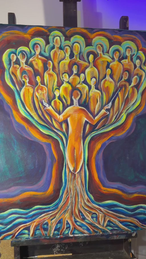 Symphony Tree — painting details